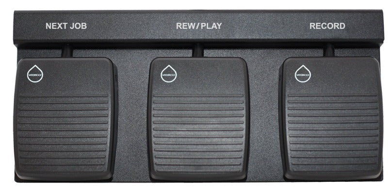Hands Free Dictation Foot Pedal - USB great for pathology environments