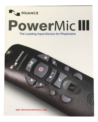 Nuance Powermic III 3 Speech Recognition Microphone for Dragon and Powerscribe