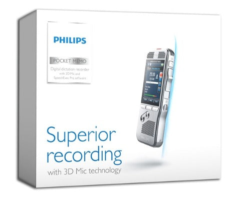 Philips Professional Digital Pocket Memo 8500 w-Barcode Scanner