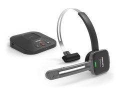 SpeechOne Wireless Dictation Headset incl. docking station and status light