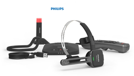 SpeechOne Wireless Dictation Headset w/ Optional Remote PSM6500