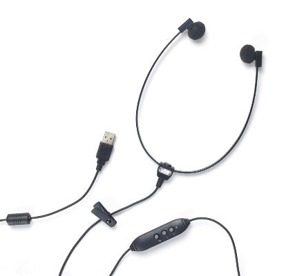 Spectra SP-TCU Twin Speaker Multimedia Stereo Headset with Built in Microphone